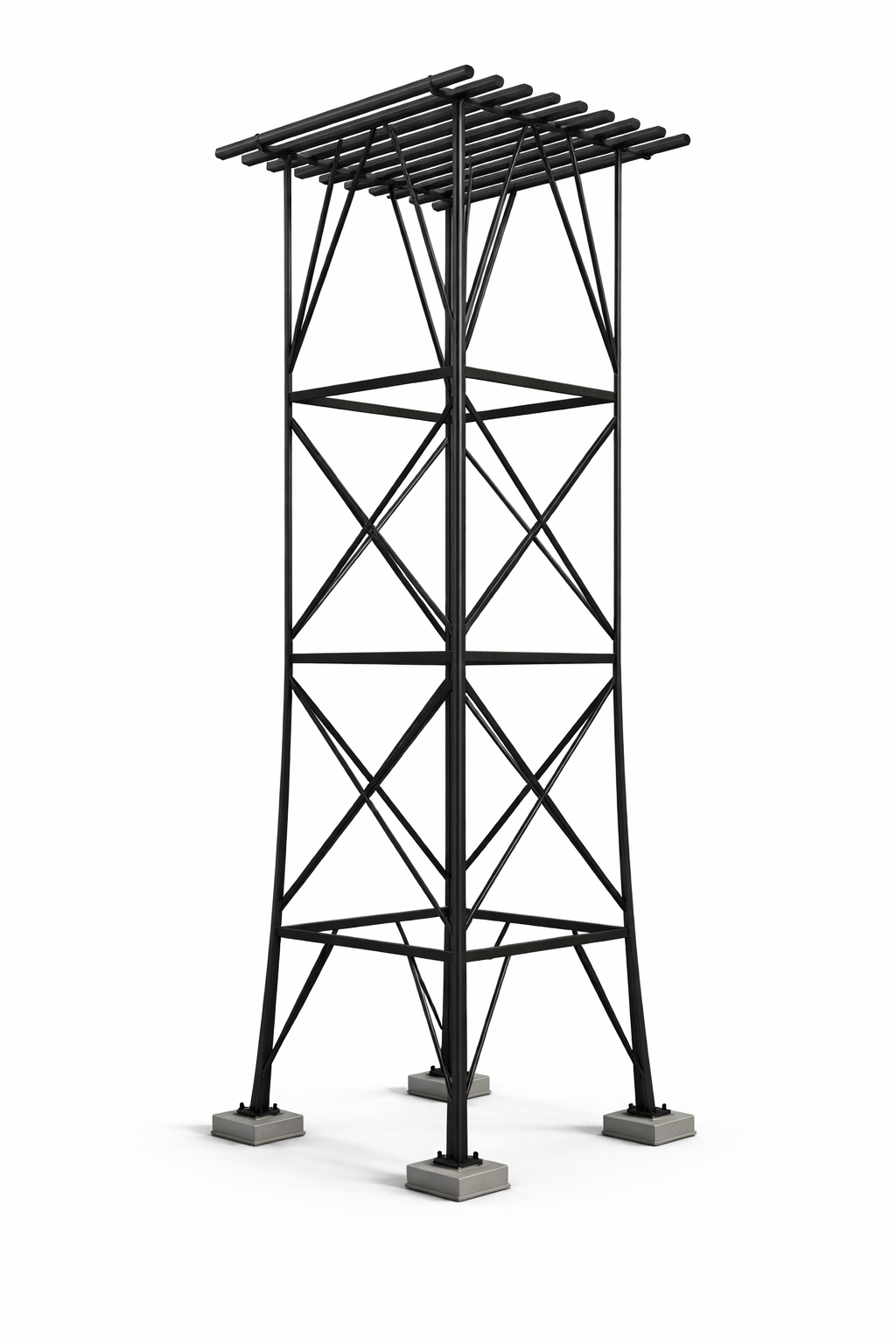 6m Steel Water Tank Stand