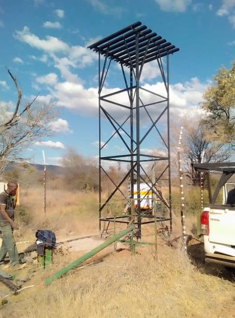 6m Steel Water Tank Stand